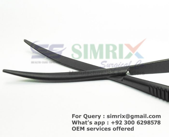 Black Oxide Spring Scissors 155mm cvd