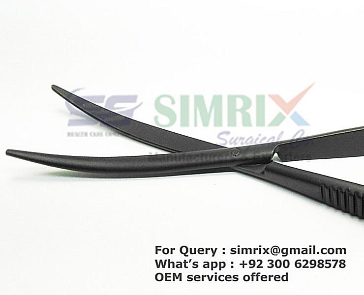 Black Oxide Spring Scissors 155mm