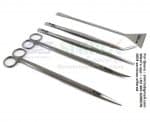 Aquarium Tools Kit 5pcs Stainless Steel 30cm Premium Quality