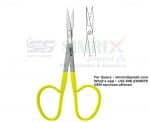 Ribbon Handle Iris Scissor Straight TC 10cm