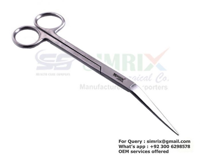 Angled Scissors for Aquarium Plants 25cm