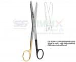 Doyen Abdominal Scissors Straight TC Gold 18cm