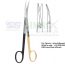 Fanous Scissors Tenotomy Tip TC Gold Curved 20.5cm