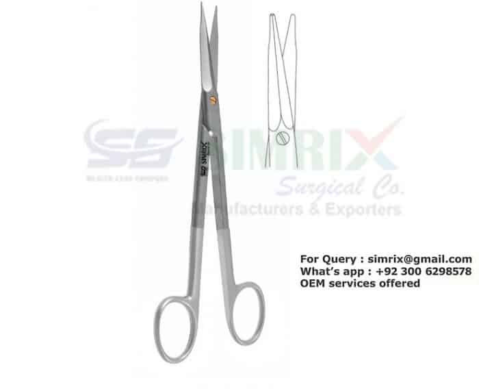 Fanous Scissors Tenotomy Tip TC Gold Straight 20.5cm