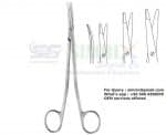 Length: 18 cm (about 7 inches), providing a good balance between maneuverability and reach. Curved Blades: Enhance visibility and precision during dissection by allowing access to difficult areas. Design: Typically used for cutting soft tissues with precision and minimal trauma. Metzenbaum Freeman Dissecting Scissors Curved 18cm