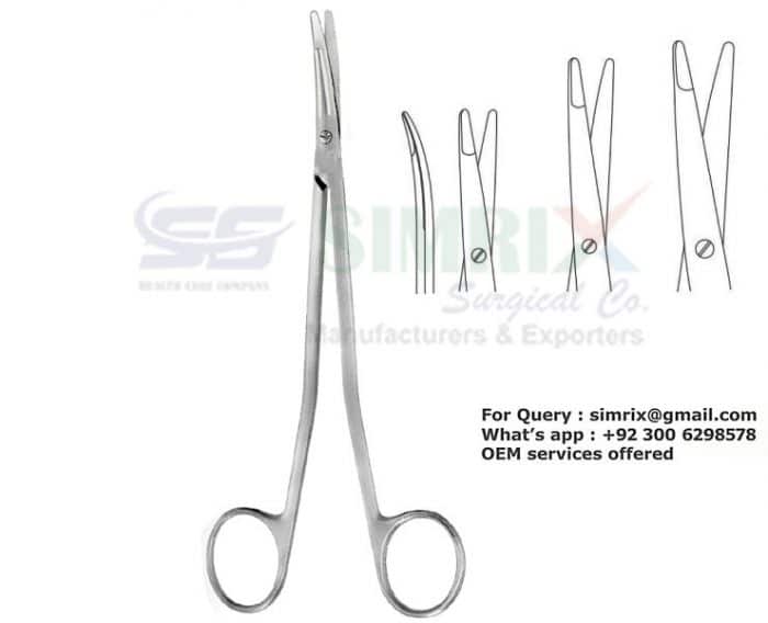 Length: 18 cm (about 7 inches), providing a good balance between maneuverability and reach. Curved Blades: Enhance visibility and precision during dissection by allowing access to difficult areas. Design: Typically used for cutting soft tissues with precision and minimal trauma. Metzenbaum Freeman Dissecting Scissors Curved 18cm