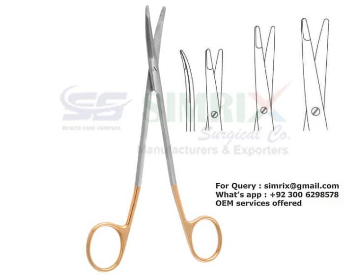 Metzenbaum Freeman Dissecting Scissors Curved 18cm