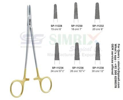 Mayo Hegar Needle Holders Straight Tungsten Carbide 26cm