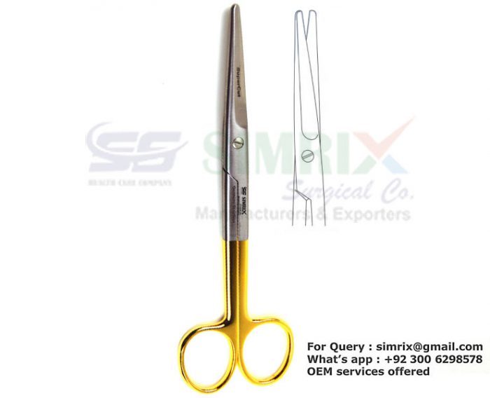 SuperCut Tungsten Carbide Mayo Scissors, 17 cm