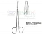 Peck Joseph Plastic Surgery Scissors TC 14cm Curved