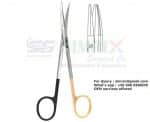 Peck Joseph Plastic Surgery Scissors TC 14cm Curved