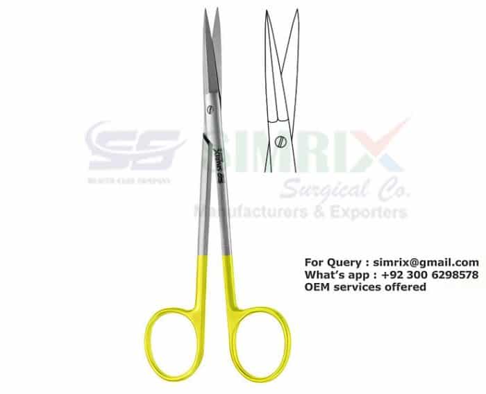 Peck Joseph Plastic Surgery Scissors TC 14cm
