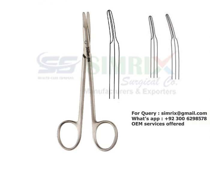 Ragnell Scissors Curved TC 15cm