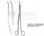 Siebold Uterine Scissors Curved TC 24.50cm