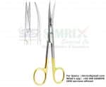 Surgical Operating Scissors Curved Sharp Sharp TC 13cm