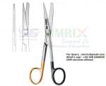 Dressing Scissors Straight Sharp Blunt TC 13cm