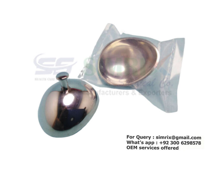 Laser Corneal Eye Protection Shields Stainless Steel