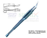 Inamura Capsulorhexis Forceps Round Handle 11cm