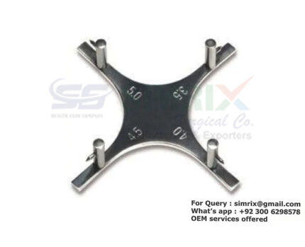 Dental Bracket Positioning Star Guage